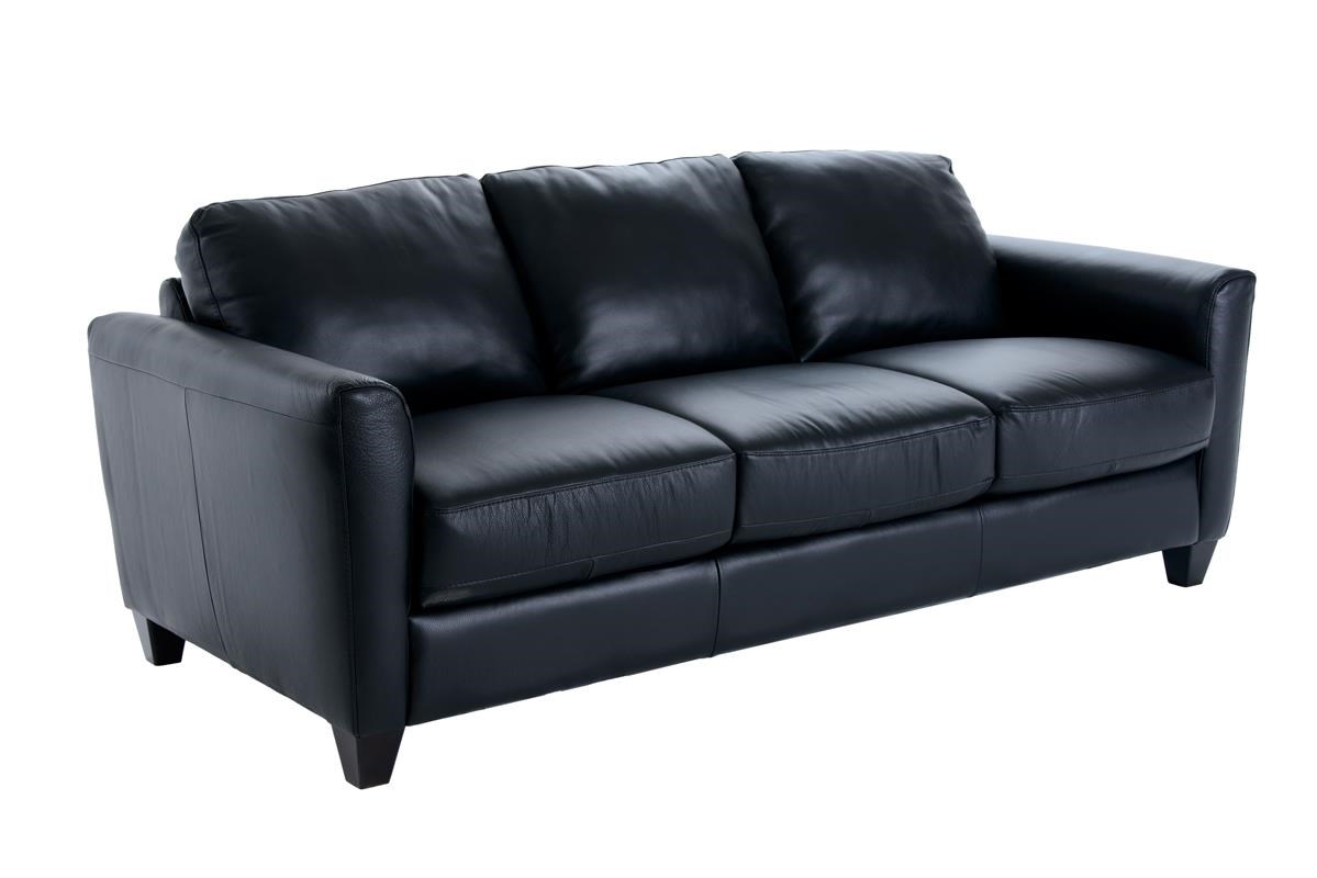 Natuzzi Editions B592 B592027 Black Contemporary Queen Sleeper with